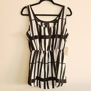 Forever 21 Stripe Sleeveless Top